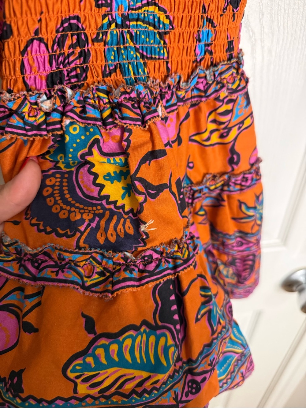 Love the Label Orange Dress - Small - Picture 3 of 7